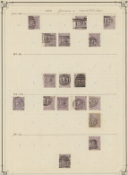 1862/1864, 6d. Lilac, Wm Emblems (SG 83/85 Ex), Specialised Assortment Of 164 Stamps. (D) - Autres & Non Classés