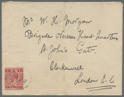1855/1944, GB/British Europe, Group Of Eight Better Entires, E.g. QV Frankings (SG 62, 72, 194), Censored Mail,... - Autres & Non Classés