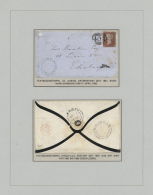 1852/1894, POSTMARKS OF JERSEY, Collection Of 15 QV Covers/cards And Two Fragments, Comprising A Nice Range Of... - Other & Unclassified