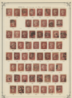 1841/1870 (ca.), 1d. Red And 2d. Blue Line-engraved, Imperforate And Mainly Perforate Issues, Specialised... - Other & Unclassified