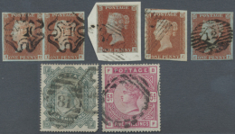 1841/1925, Used Assortment Of 41 Stamps With Main Value In The QV Issues, From A Nice Selection Of 1 D. Red, 1878... - Other & Unclassified