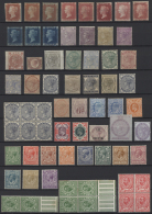 1841/1925 (ca.), Mint Collection Of 66 Stamps, Main Value In The QV Issues, From 2 Copies 1d. Red, Showing A Nice... - Other & Unclassified