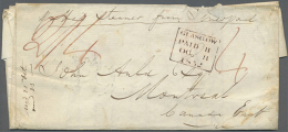 1828/1960, Sammlung Ab Vorphila Mit Ca. 80 Briefen, Karten Und Ganzsachen, Dabei Interessante Stempel, R-Briefe... - Other & Unclassified