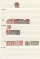 1865/1910 (ca.), Postmarks Of Greece, Specialised Accumulation/collection Of Apprx. 2.150 Stamps (varied Condition)... - Postmarks - EMA (Printer Machine)