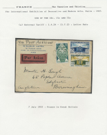 1924/1925. Intl. Exhibition Of Decorative Modern Arts At Paris, 1925. Collection Von 16 Cards And Covers With... - Autres & Non Classés