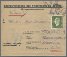 1914/46, Gehaltvoller Posten Mit 24 Belegen. Schwerpunkt Postgeschichte WKI Und WKII Mit Vielen Besseren... - Autres & Non Classés