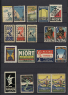 1897/1960 (ca.), Collection Of Apprx. 700 Vignettes With Main Value In The Pre-war Issues, Almost Exclusively... - Autres & Non Classés