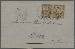 1878/1901: 60 Meist Bessere Belege Mit Frankaturen Type Sage Mit Diversen Besseren Portostufen (D) - Other & Unclassified