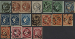 1870/1871, BORDEAUX ISSUE, Collection Of 53 Stamps Showing All Denominations, Good Diversity Of Colours/shades,... - Autres & Non Classés