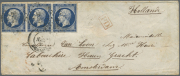 1856 -1950 (ca.), Posten Von Etwa 50 Belegen, Dabei Diverse Frühe Sendungen In Die Niederlande, Meist Gute... - Autres & Non Classés