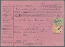 1880/1950, Gut 1000 Belege Mit Schwerpunkt Bei Den Stempeln. Dabei Paketkarten Aus MiNr. 68-137, Bahnpoststempel... - Other & Unclassified