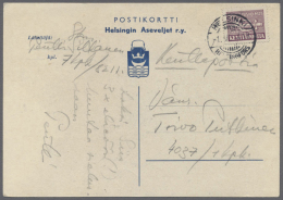 1916/1944 (ca.), Schöner Bestand Mit 17 Meist Markenlosen FELDPOST-Briefen Dabei Inter. Stempel, Verwendungen,... - Militaires