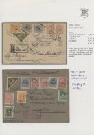 1919/1940, POSTAL HISTORY OF ESTONIA, Collection Of Apprx. 80 Covers/cards, Neatly Arranged On Written Up Pages,... - Estonia