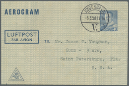 1949/1985 (ca.), AEROGRAMMES: Research Stock In Large Carton With About 3.700 (!) Unused Or Commercially Used/CTO... - Postal Stationery