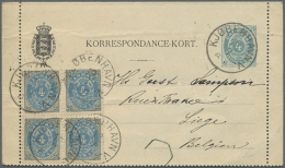 1882/1929, Group Of 16 Used Stationeries (cards, Letter Cards And Envelopes), Incl. Four Cards 6ö. Brown Used... - Postwaardestukken