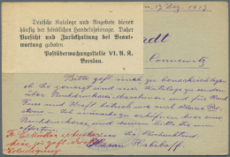 1916/1917, Seven Covers And Cards Sent From EDIRNE - ODRIN To Berlin. One With Label " Deutsche Kataloge Und... - Other & Unclassified