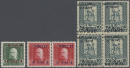 1915/1918: 24 Postfrische Marken Mit Abarten, Dabei 7 Marken Der Ausgabe 1915 Von Bosnien & Herzegowina Mit... - Bosnie-Herzegovine