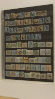 Collection Of 184 Classic Stamps Of Belgium With Bar Cancels And Numeral Cancels, Including Better Ones. On... - Other & Unclassified