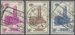 1956, Bahnhöfe Mit Neuem Wertaufdruck (14 Auf 13 Fr., 19 Auf 18 Fr. Und 22 Auf 21 Fr., Mi. Nr. 44/46) In... - Autres & Non Classés