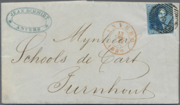 1849/1850, 10 Letters Each Franked With 10 Od 20 C. From The "Epaulettes" Issue. Must View, Because Of Different... - Autres & Non Classés