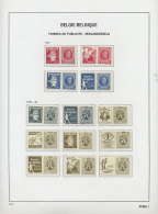 1927/1945, Apparently Complete Collection Of Stamps With Advertising Tags Mnh Or Some Hinged On 10 Album Leaves.... - Andere & Zonder Classificatie