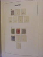 1886/2010: MNH, Mint Hinged And Used Collection Gibraltar 1886-2010 In 2 Davo Luxe Albums. Collection Is Well... - Albanië