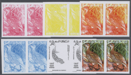 1974, Morocco. Lot Containing Progressive Proofs (6 Phases) For The 25c Value DOUBLE-SPURRED FRANCOLIN Of The... - Other & Unclassified