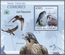 2007-2010: Group Of 30 Different Souvenir Sheets (Luxury Blocks), Imperf. On Cards, Depicting Dogs, Birds And Polar... - Autres & Non Classés