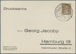 1930/1952, Posten Mit 11 Sonderstempeln Auf 9 Belegen Und 2 Briefstücken, Darunter "Int. Deutsche... - Autres & Non Classés