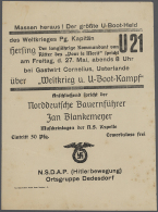 1914-18 Und 1939-45, Riesige, über Jahrzehnte Zusammengetragene Sammlung Mit über 1700 U-Boot... - Sous-marins