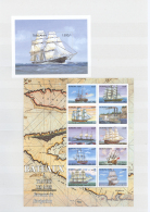 1970/2005, U/m Collection Of Stamps And Souvenir Sheets In Two Stockbooks, In Addition Some Material (**/*/used) On... - Bateaux