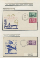 F.D. ROOSEVELT: 1934/1950, Attractive Collection Of Mainly Illustrated Covers, Ppc Etc., Commemorating... - Other & Unclassified