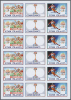 1990, Cook Islands. Progressive Proofs Set Of Sheets For The Issue OLYMPIC GAMES 1992 BARCELONA AND ALBERTVILLE.... - Autres & Non Classés