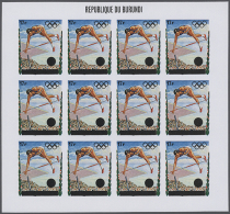 1972, Burundi. Progressive Proofs Set Of Sheets For The Issue 20th OLYMPIC GAMES, MUNICH 1972. The Issue Consists... - Autres & Non Classés
