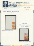 1955/1980, Mint Collection On Apprx. 100 Album Pages With Issues Commemorating The 50th And 75th Anniversary,... - Other & Unclassified