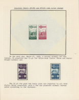 1940/1955, Mint Collection On Written Up Pages In A Binder, Mainly Issues Commemorating The 50th Anniversary, Also... - Autres & Non Classés