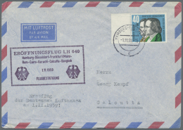 1955/2000, Etwa 800 Belege Bundesrepublik Deutschland, Meist FDC, Zu Den Motivsammelgebieten Märchen,... - Avions