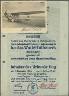 1935-1945, Partie Mit über 30 Ansichtskarten Und Einigen Bildern Von Deutschen Flugzeugen  Zumeist Focke-Wulf,... - Avions