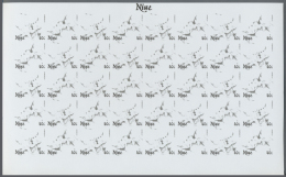 1981, Niue. Progressive Proofs Set Of Sheets For The Cent-based Values Of The BLOOM Series Consisting Of 12... - Andere & Zonder Classificatie