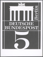 1966/1967, Bundesrepublik Deutschland, Dauerserie "Brandenburger Tor", Lot Von 15 Verschiedenen S/w Foto-Essays In... - Non Classés