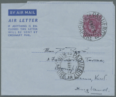 1950/1970' PAQUEBOT: Collection Of 20 Great Britain AEROGRAMMES With "PAQUEBOT" Cancels From Algeria (to... - Autres & Non Classés