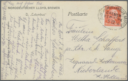 1920/1945, Partie Von über 80 Belegen Mit Vielen Interessanten Stücken, Briefe/Karten,  Ansichtskarten... - Autres & Non Classés