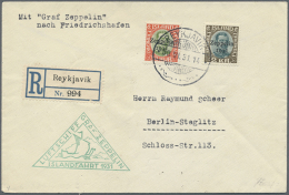 1928/1934, Sammlung "Post Aus Übersee Und Europa" Mit Fast 50 Briefen Und Karten Inkl. Etwas Flugpost Und... - Other & Unclassified