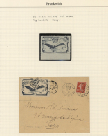 1912/1924, FLUGPOST FRANKREICH, Tolle Spezialsammlung Auf Blättern Im Klemmbinder, Ab 1912 Mit Meist... - Andere-Europa