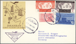 1955/1963, Lufthansa-Erstflüge, Sammlung Von Ca. 310 Augenscheinlich Nur Verschiedenen Belegen, Dabei Etliche... - Andere & Zonder Classificatie