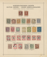 1864/1937, Used And Unused Collection Dutch Indies, Curacao And Suriname On Ancient Schaubek Pages, Well Collected... - Andere & Zonder Classificatie