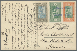 1877/1944, Group Of Nine Better Entires, E.g. Reunion Insured Letter, 1877 Martinique, Madagascar Uprated... - Collections