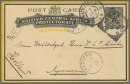 1880/1950, Lot Of Ca. 150 Covers, Postal Stationery, Etc., Incl. Australien 1952, 3 Airmail-R-letters, Bermuda... - Autres & Non Classés