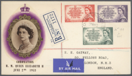 1953, Omnibus Issue Commemorating The Coronation Of HM The Queen, Collection Of 78 F.d.c. (D) - Other & Unclassified