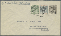 1922/1953, Lot Of Ten Better Covers (single Lots), Comprising P.O. Morocco Seven Commercial Airmail Covers And... - Other & Unclassified